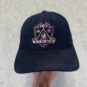 Vintage Los Angeles LA Kings NHL Snapback Hat Cap Logo Athletic Wool Adjustable